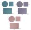 Three-piece set of silicone placemats and heat insulation pads Specification image